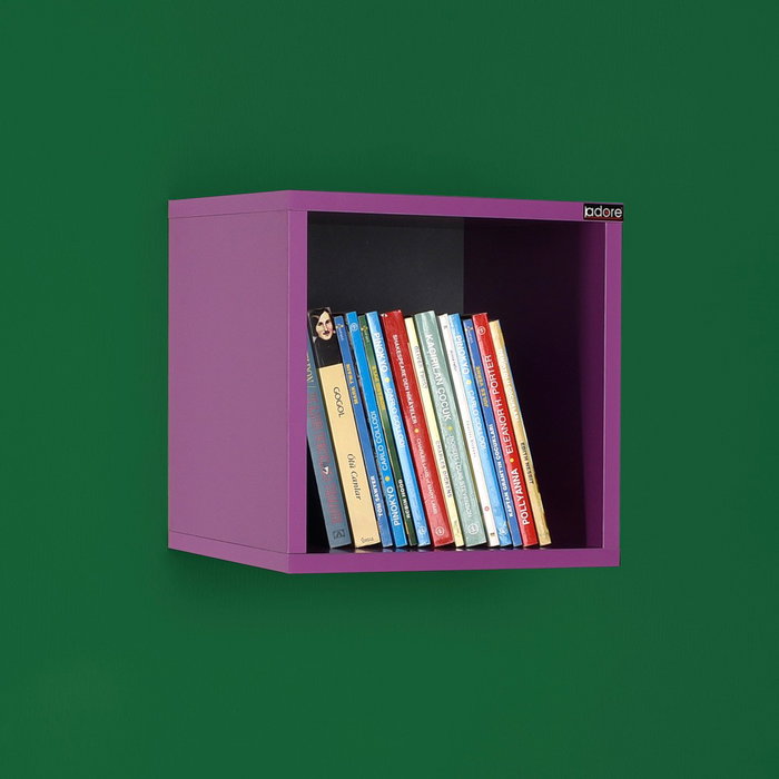Hanah Home Estantería de pared morada Raf-033-Uu-1 Hanah Home Estantería de pared morada Raf-033-Uu-1